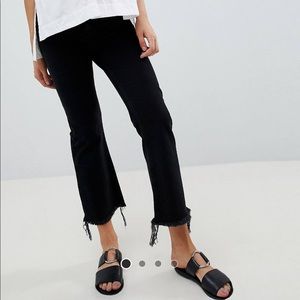 ASOS maternity cropped flare pants